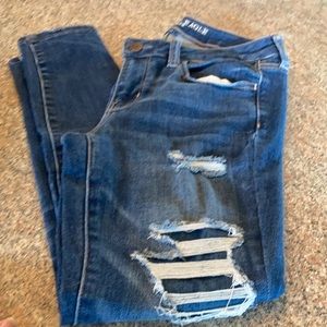 American Eagle RipRepair jegging EUC Size 10 Short